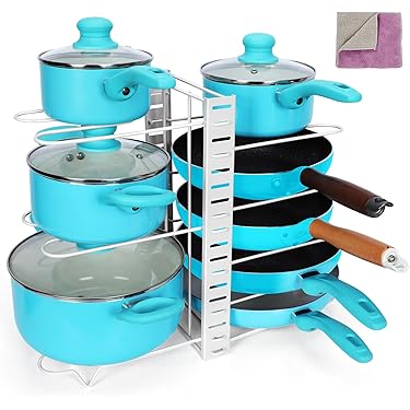 Organizzatore Da Cucina, Contenitore Per Coperchi Di Pentole Portapentole Per Coperchi Di Pentole Piano Cottura Utensili Da Cucina 87983338