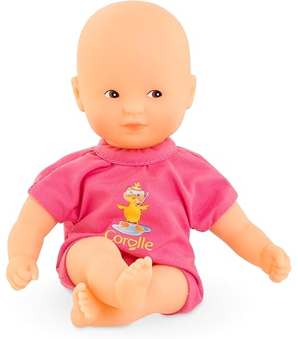 Corolle Mini Calin Lapin Yeux Bleus – Poupon 20 Cm Vinyle Doux – Senteur Vanille – Dès 18 Mois – Création Française
