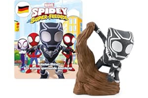 tonies Hörfigur für Toniebox, Spidey und Seine Super-Freunde – Raketen-Rhino & 3 weitere spannende Abenteuer, Hörspiel für Kinder ab 4 Jahren, Spielzeit ca. 57 Minuten
