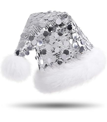 Red Rose1 Chapeau De Noël Pour Adultes, Chapeau De Père Noël, Chapeau De Noël Doux Pour