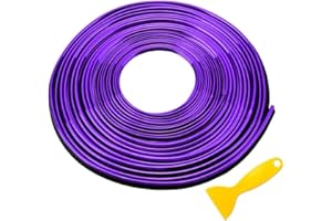 ETOPARS Modanatura Decorativa per Auto 10M Viola Auto Interni Modanature Striscia Decorazione Flessibile Trim Strip Linea Autoadesiva