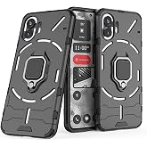 Microcase Nothing Phone 2 Batman Serisi Y&uuml;z&uuml;k Standlı Armor Kılıf - Siyah AL3349