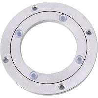 QWORK Plateau Tournant Aluminium 25 Cm Roulement Billes - Gâteau Restaurant