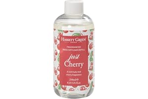 Hassett Green London - Just Cherry - Fragrance Oil Reed Diffuser Refill - Larger Size 250ml Bottle