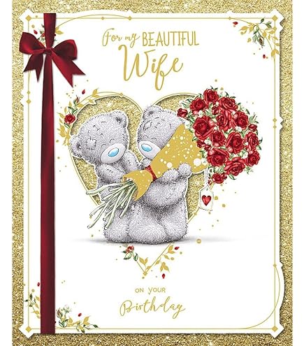 Me To You Tatty Teddy Hochzeitskarte 3D – Mit Beweglichem Bild, Für Jubiläum & Romantik