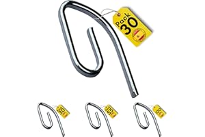 DROCODO 【30, 55, 100】 Ganchos Cortinas, Ganchos para Cortinas mas Fuertes Que los de plástico, Ganchos Cortinas riel Resistentes, Gancho Cortina, Ganchos para Colgar Cortinas, enganches Cortinas.