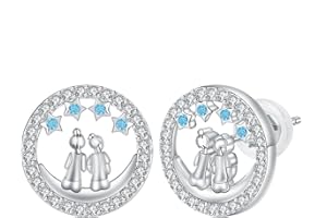 Arrebol Sorella Orecchini/Bracciale/Collana Donna Argento Sterling 925,Regalo per Donne Ragazze Moglie Madri Figlia Sorella