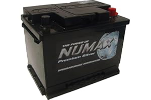 Numax Premium 027 Batterie Voitures, 12V 60Ah 500 Amps (En)