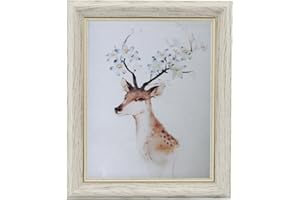 HUIXIANG Cornici Foto 20x25 Cornice Vintage per Foto di Legno Rustico Portafoto da Tavolo o Parete Appendere Verticale e Orizzontale, Regalo per Matrimonio Genitori Amici Home Decor 8x10 Bianco