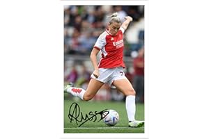 RJR PRINTS Alessia Russo - Arsenal Ladies Signed 12x8 Inch Photo Print Pre Printed Signature Autograph Football Gift