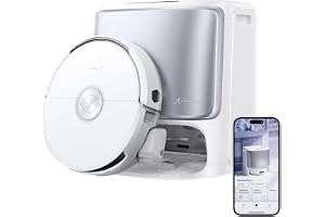 NARWAL Flow Robot Sprzątający z mopem Flow Wash Track i samoczyszczeniem | 22000Pa, pranie 80°C, suszenie 40°C, zero kołtunów, dywany, 2 kamery AI, rozpoznaje 200+ obiektów, Freo Mind 4.0