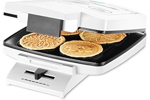 Gaufrier Trisa Bricelet Classique revêtement anti-adhésif, rabattable, voyant lumineux, réglage de la température en co