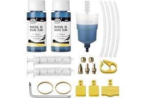 HQCM Bleed Kit for Magura Bicycle Brake Hydraulic Disc Brakes Bleeding Service Kit Including Premium Brakes Blood 120ml Mineral Oil Fluid