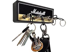Yiddeoont JCM800 Standard Jack Guitar Keychain Guitar Amp Key Holder Hook Wall Mounting