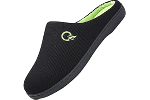 Mishansha Chausson Hommes Femmes Hiver Pantoufles Mousse Mémoire Peluche Chaud Chaussons Maison Antidérapantes Taille 36-47 EU