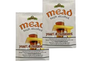 BULLDOG BREWS 2X Bulldog Mead Yeast & Nutrient High Alcohol 28g for 20-25L