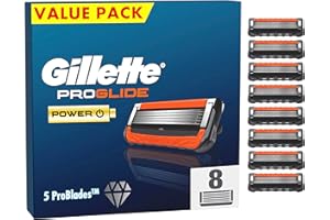 Gillette ProGlide Ostrza wymienne do maszynki do golenia dla mężczyzn, 8 ostrza wymienne, Stworzona z myślą o dokładnym goleniu, z paskiem Lubrastrip
