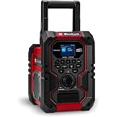 Einhell Ak&uuml;l&uuml; Radyo TE-CR 18 Li DAB+/FM/BT-Solo 3407995 | PXC | 18 V | DAB+ | FM | Bluetooth | AUX | USB | otomatik istasyon 