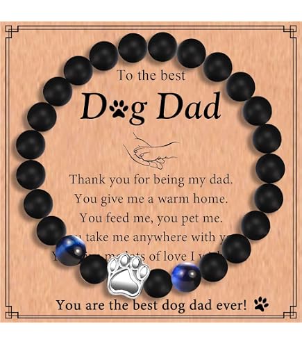 Biglietto Di Auguri Per Papà Dal Cane: I Love You Dad, Formato Quadrato 145mm, Per Compleanno E Festa Del Papà