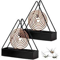 Porta Bobina per Zanzare,Porta Bobina Repellente,Porta Bobine Con Coperchio, Porta Incenso Anti Zanzara,Porta Zampirone Portatile in Metallo,Porta zampirone Repellente per Casa Campeggio Anti Zanzare