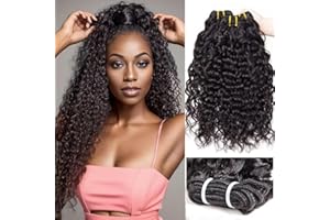 LOVFIR Tissage Bresilien Boucle 9A Brésilien Vague D'eau Vierge Cheveux 8 10 12 Pouces 100% Cheveux Naturel Humains Water Wave Hair Bundles