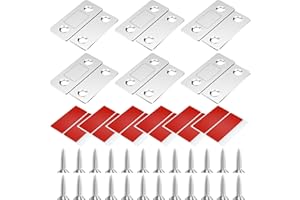 Frevoitna 6 PCS Imanes Puertas Armario, Imanes para Puertas, Iman Puerta Adhesivo, Iman Puerta Corredera Fuerte, Pestillo Ultrafinos de Puerta Magnético, con Tornillos, para Puerta Cocina, Ventana