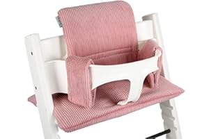 UKJE | Kissen für Stokke Tripp Trapp | Viele Farben & Prints | Handmade in Europe | Kompatibel mit Stokke, Stokke Stuhl, Stokke Hochstuhl, Stokke Tripp Trapp Stuhl und Stokke Stuhl