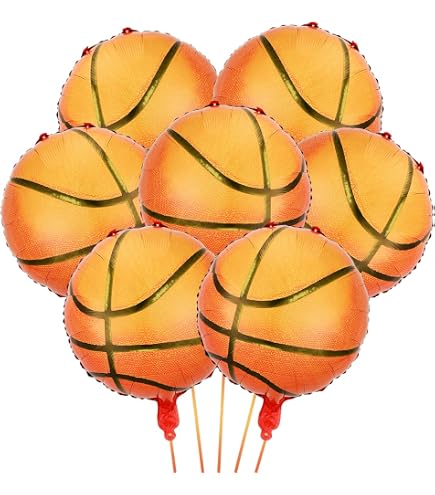 Set De Vaisselle Jetable Thème Basketball - 16 Assiettes + 16 Gobelets + 1 Nappe - Décoration Fête D'anniversaire