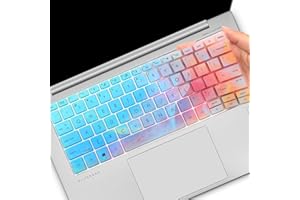 MUBUY-GOL Bunte Tastaturabdeckung für HP EliteBook 830, 835, 840, 845, 1040, G9, G10, 2024, 2023, 2022, 13,3, 14 Zoll (35,6 cm), Laptop-Zubehör, Tastaturschutz (nicht geeignet für 830/840/845/1040 G8 G7 G7 G7)
