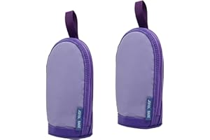 JOFOL BABE Bolsa para biberones, Bolsa enfriadora de Leche Materna, Viaje, Bolsa enfriadora para biberones, Bolsa para Botellas, Bolsa enfriadora de Leche Materna (Morado, dos piezas)