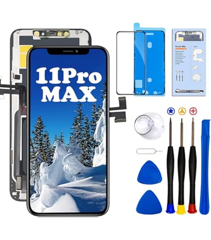 22085 - VETRO POSTERIORE PER IPHONE 11 PRO NERO (BIG HOLE) COMPATIBILE - Compatibile - Foto 5