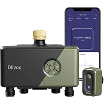 Contrôle Vocal Arrosage Programmateur Arrosage WiFi Kazeila - Contrôle Vocal Et Appli Minuterie D'arrosage