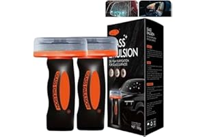 BLIBLUM Qifor Glass Cleaner, Qifor Q4 Glass Guard, Automotive Oil Film Cleaning Brush, Oil Film Remover for Car Windshields and Windows, Removes Stubborn Oils Residue, Road Grime, and Water Spots (2)