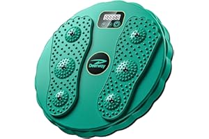 BAOMAEYEA Tavola rotante per il conteggio della vita, disco rotante per fitness del corpo con 6 sfere magnetiche per massaggi, attrezzatura per esercizi e perdita di peso per uso domestico.