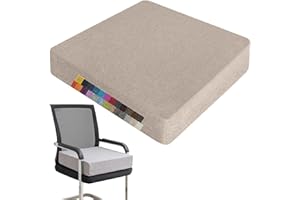 Holomaalahi Cojines de Asiento para sillas de Comedor 50x50x15cm Cojines para sillas de Exterior e Interior, Espuma de Alta Densidad, Antideslizantes, Funda Lavable - Uso en Patio, Comedo