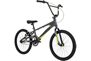 Huffy Enigma 20" BMX Bike, Aluminum Frame, Race Style, Matte Black