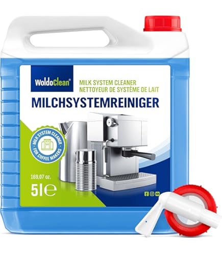Detergente Per Macchine Da Caffè - Liquido Schiumalatte, 5 Litri, Made Germany - Foto 9