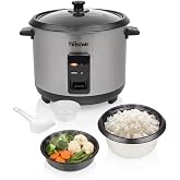 Tristar Rice Cooker, 1.5 L Capacity, Stainless Steel Housing, Steam Tray, Auto Shut Off, Keep Warm Function, 500 W, RK-6145