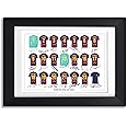 Barcelona Team Squad 2019-2020 Signed Poster Print Framed Picture Photo Autograph Gift Lionel Messi Luis Suarez Antoine Griezmann (MOUNTED ONLY)