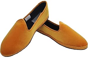 de fonseca Friulane Donna Le Originali in Velluto, Scarpe Fondo Bicicletta Ballerine per Tutte Le Stagioni