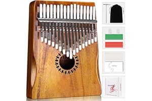 Newlam Kalimba Thumb Piano 17 Keys, Portable Marimbas Finger Piano Gifts for Kids and Adults Beginners