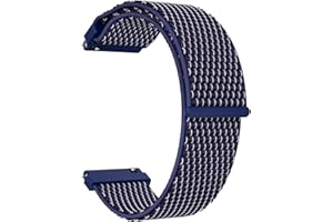 TOOBUR Cinturino per orologio da 22 mm, Cinturini in nylon a sgancio rapido, Loop singolo regolabile per uomo e donna, Compatibile con orologi