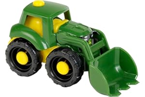 Theo Klein 3960 tracteur John Deere, 1:50 I Véhicule stable pour bac à sable I Fabriqué à partir de plastique recyclable robuste I Jouet pour enfant à partir de 18 mois