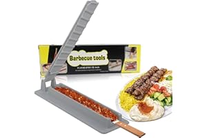 BLADOPIA Kabob Maker für Spieße und Sticks - Kabab Maker Maschine - Kunststoff Kebab Presse Form - Manuelles Kebab Making Tool (2)