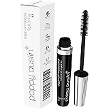 FINEST Vegan & Organic Lengthening Mascara Black With Argan Oil - Cruelty-Free, Best Natural Volumising, Thickening, Smudge Proof, Hypoallergenic, Water Based - for Sensitive Eyes & Short Lashes