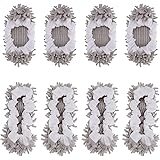 TOPHDY 8 Stück Mop Schuhe putzschuhe staubmopp,Mikrofaser überzieher Schuhe Cleaning Mop Staub Waschbar Wiederverwendbar Für 
