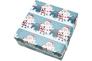 arkamii carta da regalo formato 86 x 64 cm disegno natale natalizio 3 fogli formato grande (NA12)