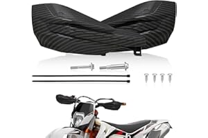 ANXIN Motorcycle Handguards Dirt Bike Hand Guard Universal for Most Motocross CRF SX SXF EXCF 50 65 85 125 150 250 350 450 500 2017-2020 XCW XCF XC-Carbon Fiber Texture