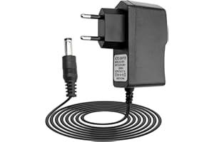 LUMITREX 9V 1A Gitarre Pedal Netzteil Adapter 2 M für Boss PSA 120S Effektpedal Casio Keyboard, Netzteil Wandladegerät für Roland ME-80 ME-70 ME-25 ME-50B GT-001 GT-1 RC-1 RC-2 RC-20