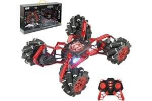 SNADER Spinne Ferngesteuertes Auto, RC Spinne Monster Truck 4WD 2,4 GHz 360° Drehung Crawler Stunt Car Geländewagen Auto Spielzeug Geschenk für Kinder und Erwachsene